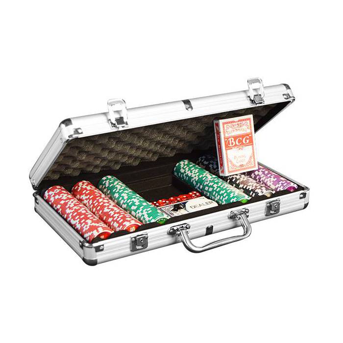 Accessoires poker 0 Mallette de poker 300 jetons casino "Las Vegas"