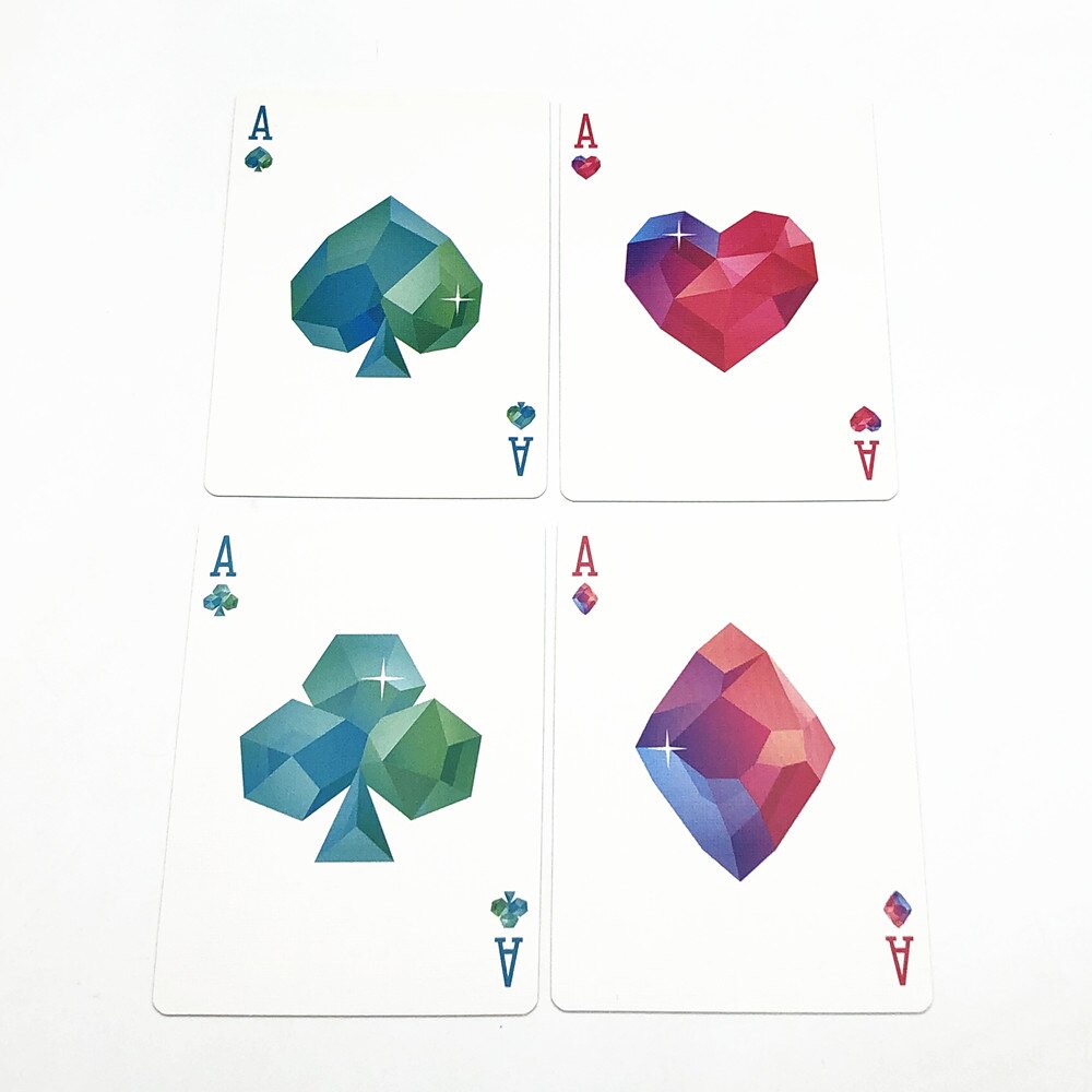 Accessoires poker 0 1 paquet diamond Cartes de poker 54 cartes