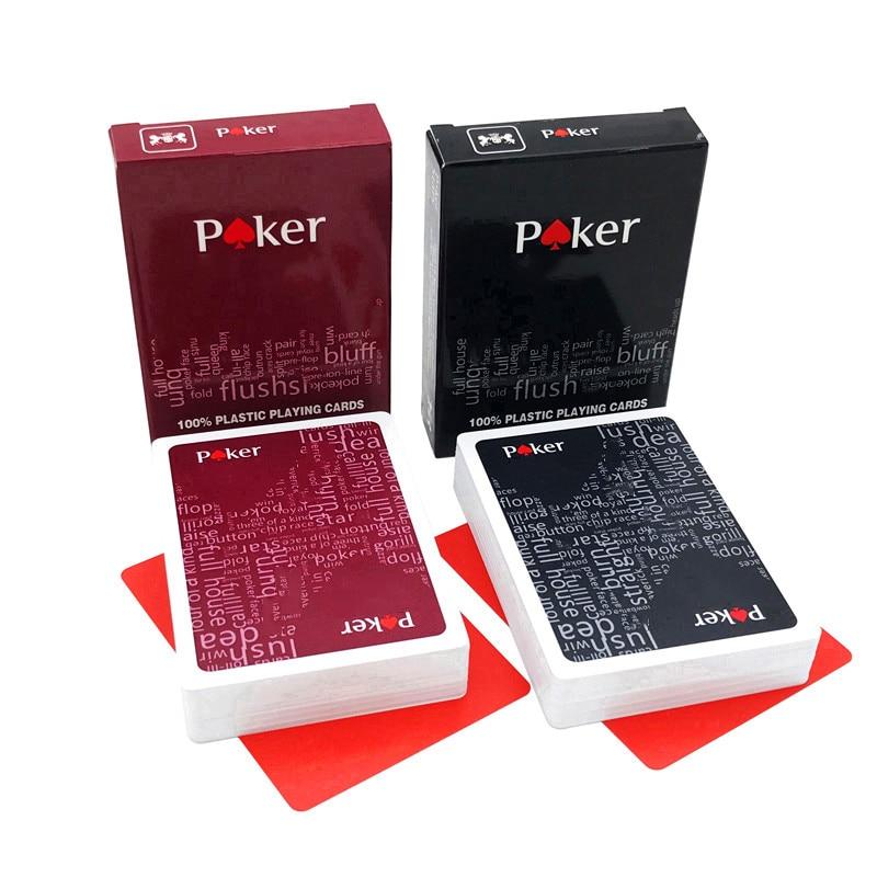 Accessoires poker Cartes de poker Cartes de poker en plastique