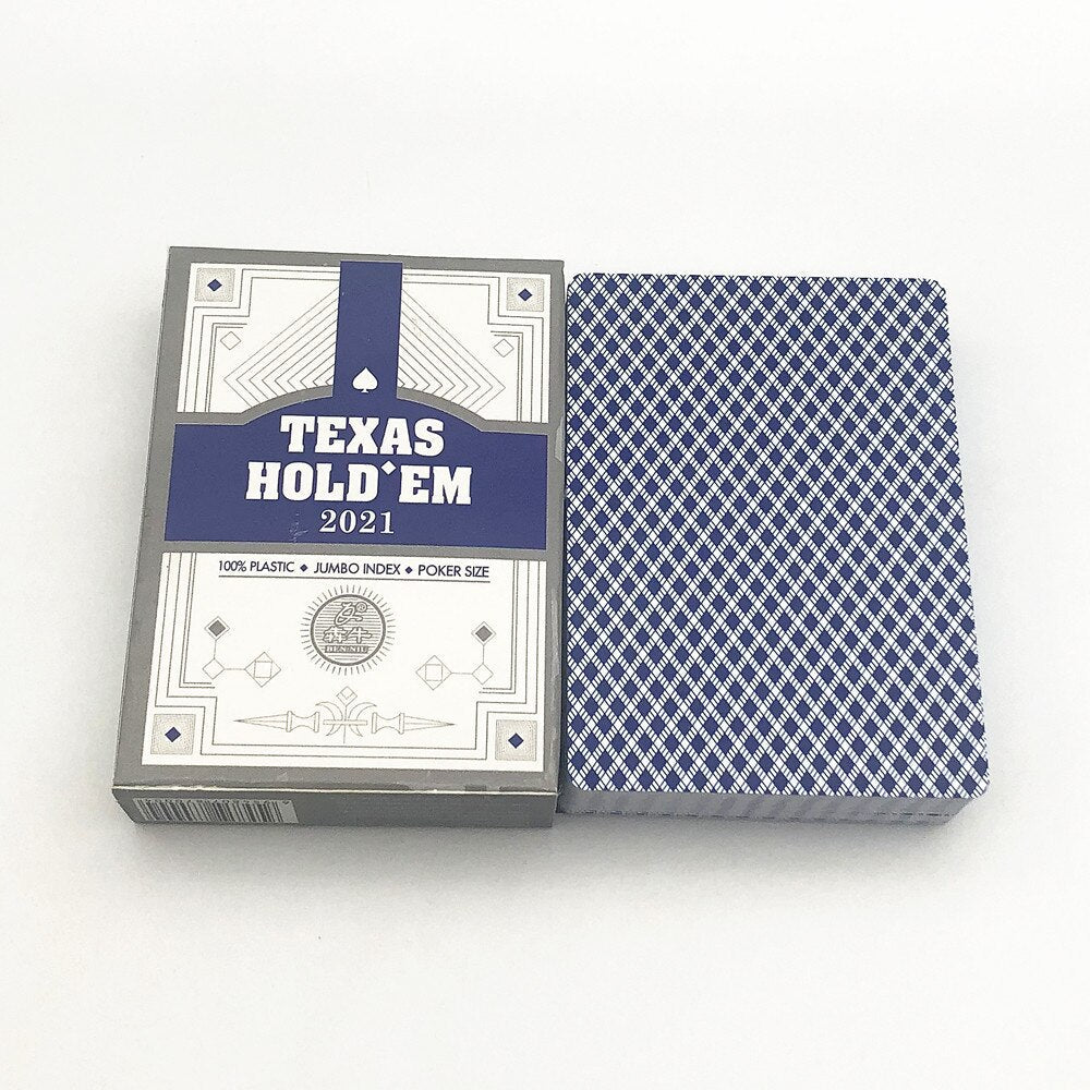Accessoires poker 0 Bleu Cartes de poker Texas Hold'em