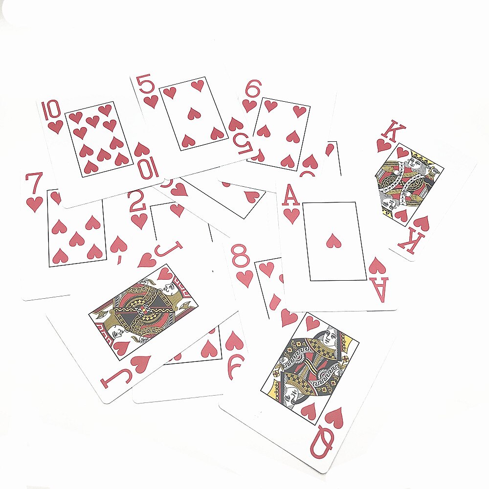 Cartes de poker Texas Hold'em index Jumbo - 54 cartes