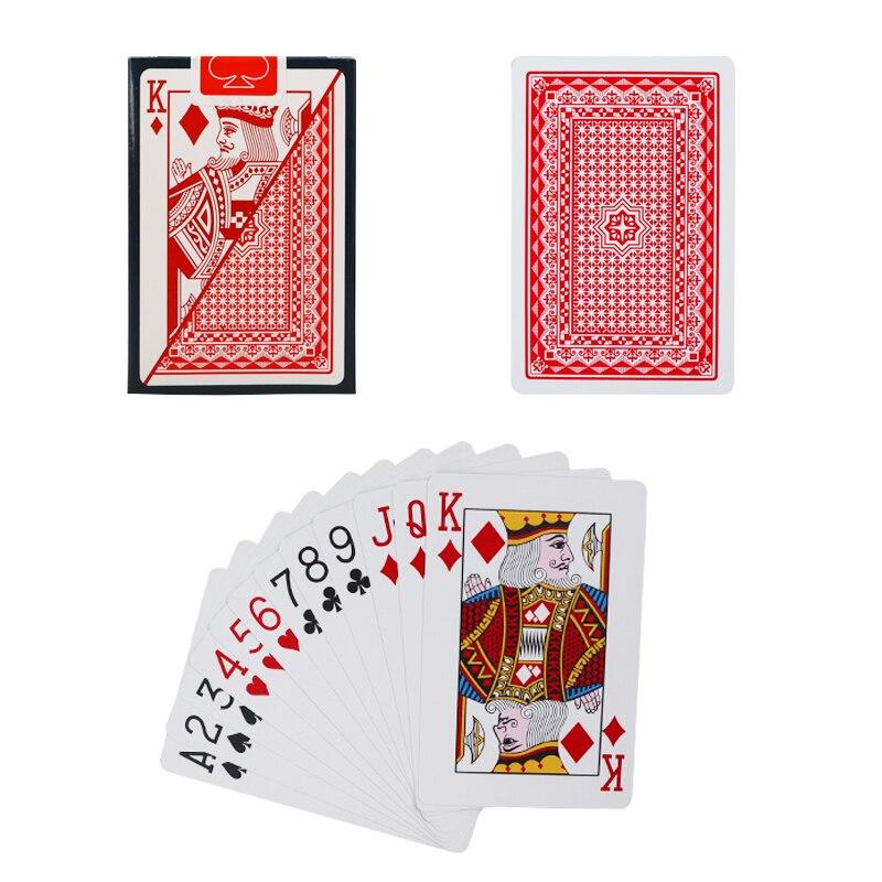 Accessoires poker Cartes de poker Carré rouge Cartes poker "playing cards"