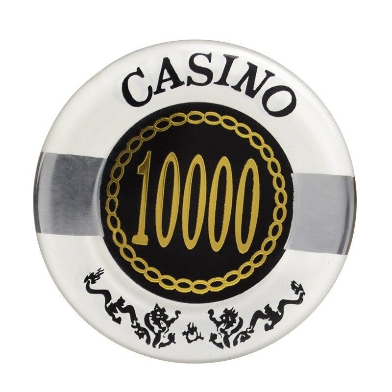 Accessoires poker 0 100 jetons blanc 10 000 Jetons de poker Casino