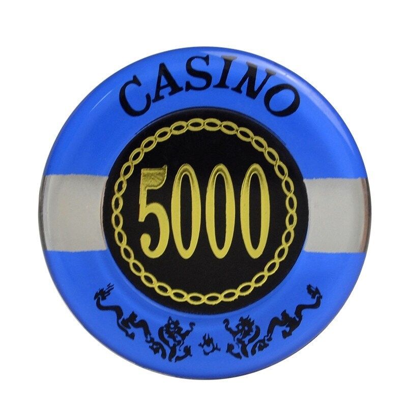 Accessoires poker 0 100 jetons bleu 5 000 Jetons de poker Casino