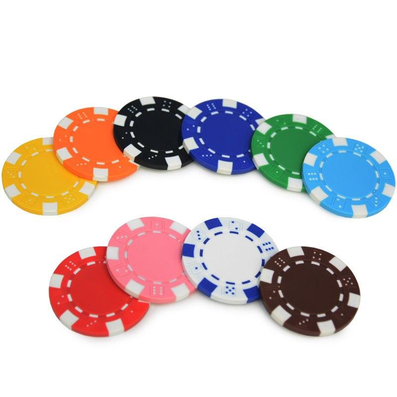 Accessoires poker 0 1 jeton de chaque couleur Jetons de poker DICE