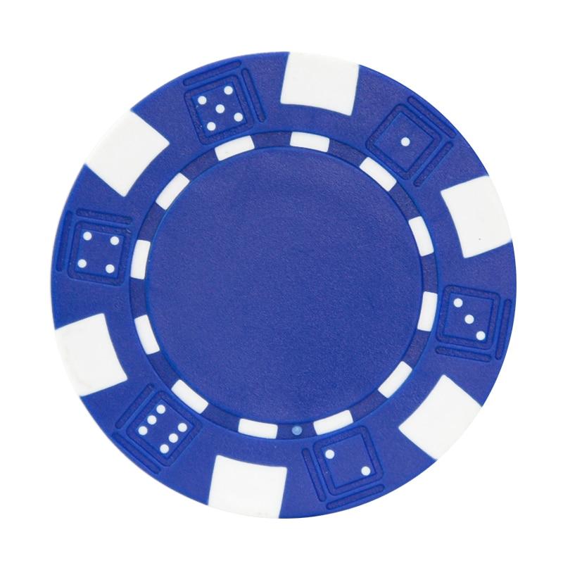 Accessoires poker 0 10 jetons bleu Jetons de poker DICE