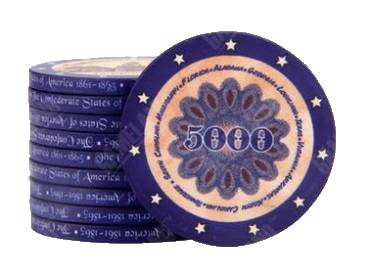Accessoires poker 0 Jeton bleu 5 000 Jetons poker texas hold'em