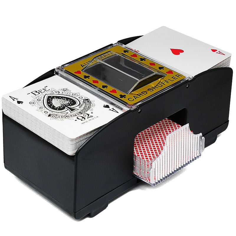 Accessoires poker 0 Mélangeur 2 paquets Mélangeur de cartes automatique