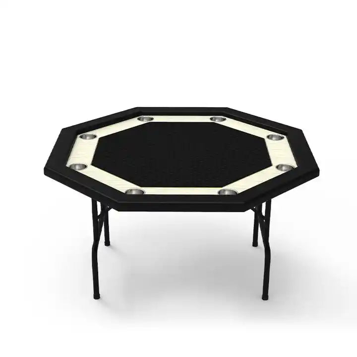 Accessoires poker  Noir Table de poker octogonale