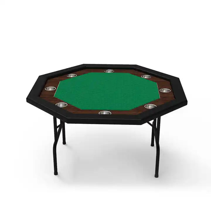 Accessoires poker  Vert Table de poker octogonale